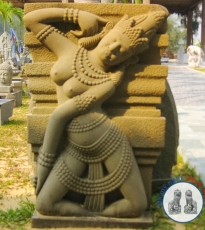 Statue of goddess Apsara