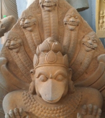 Statue of god of sandstone